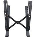 Gray Laptop Stand Portable 6 Heights Adjustable Aluminum Desktop Ventilated