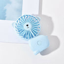 Usb Handheld Fan Cute Cartoon Three-Speed Big Wind Night Light Charging Han