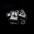 50pcs 1.5mm Cable Crimps Aluminum Sleeves Cable Wire Rope Clip Fitting Z JC%o