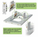 LED Night Light Sense Wall Outlet Cover Plate Hallway Bathroom Bedroom Kids Lamp