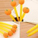 1X Pumpkin Shaped Lovely Neutral Pen Stationery Gel Office Supply Pen Schoo E0W3