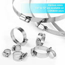 Hose Clamp,20 Pack Stainless Steel Adjustable 18-32mm Size Range Worm Gear  X9P1