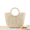 Women'S Straw Hand Bag Large Shoulder Tote Bag Bucket Summer Bags Women Tas M5S6