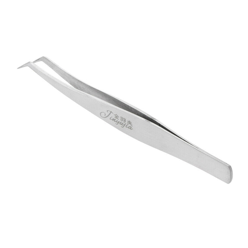 Anti-Static Stainless Steel Tweezers Curved Tweezers for Eyelash Extensions,