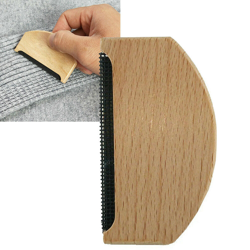 Sweater Brush Lint Remover Anti Pilling Wooden Fabric Comb Garment Care Portable