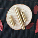 Creative Black Ink Brass Handmade Signature Pen Retro Outdoor Coppers Pure A4M5