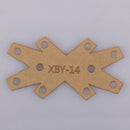 Leather Keyring Key Chain Template Clear Acrylic Pattern Leather Craft Tool
