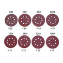 80Pcs Sanding Discs,Sanding Disc Pads 125mm/5 Inch 8 Holes Hook and Loop 40 O7V4