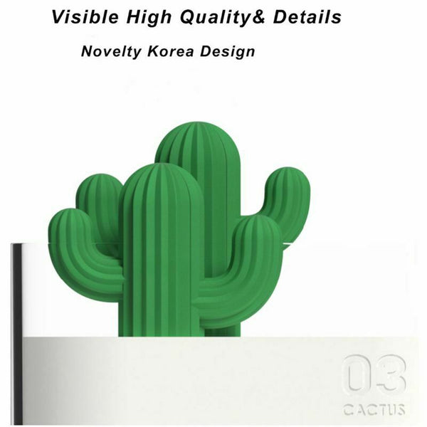 160ml Ultrasonic Air Humidifier Clear Cactus Color Light USB Essential Oil  S2U7
