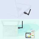 600Mbps Dual Band 5GHz Wireless Lan USB PC WiFi Adapter w/ Antenna 802.11AC