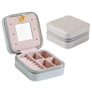 Jewelry Box Organizer Portable Travel Earring Ring Necklace Storage Case Box