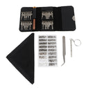 1000Pieces Eyeglasses Screws Repairing Tools Kit With Tweezer Cleaning Cloth