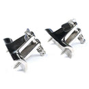 2PCS Top Deck Hinges Fitting Concave Base Hardware Pins with Screws 316 Sta X1J8