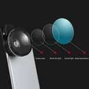 0.45X 49UV Wide Angle Mobile Phone Lens Super Macro Camera Lens (Black) A