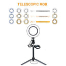 LED Selfie Ring Light Dimmable Camera Phone Video Photo Lighting w/ Tripod