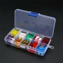 50pcs Mixed Medium Standard Blade Fuse 32V Assortment Kit Car Auto 3A~40A+B F3T3