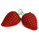2pcs Strawberry Style Pin Cushion Pillow Needles Holder Sewing Craft Kit `US