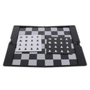 Foldable Mini Magnetic Chess Set Portable Wallet Pocket Chess Board Games with