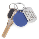Creative Boyfriend KeyRing Key Chain Jewelry Gift I Love You For Who You Are BX
