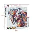 4 Pack Elephant Horse DIY 5D Diamond Painting Kits Full Drill Cross Stitch Decor