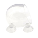 5Pcs Aquarium   Tank Glass Live Plant Cup Pot Crystal Red Shrimp Holder