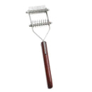 Pet Dog Cat Fur Knot Cutter Steel Remove Hair Brush Grooming Comb Rake (S) A