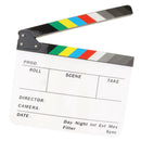 30x24.5cm Acrylic Movie Clapperboard Director Board TV Film Cut Action Scene