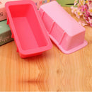 rectangle silicone non stick bread loaf cake mold bakeware baking pan oven-mould