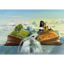 5D DIY Full Round Diamond Painting Book World Cross Stitch Embroidery Kit