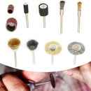 98Pcs Steel Wire Brush Polishing Wheel Kit Sandpaper Ring Electric Tool Acc S5T7