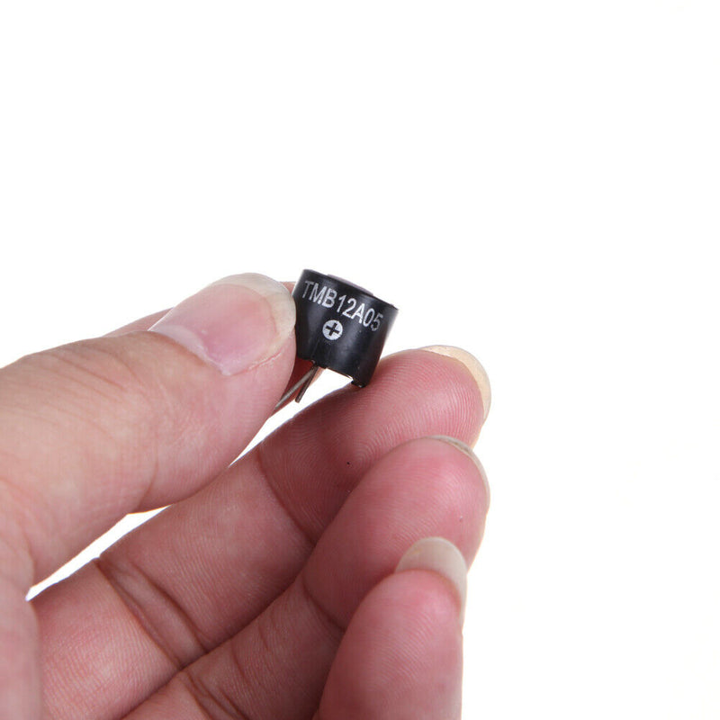 10pcs 5V Active Buzzer Magnet Long Continous Beep Tone Alarm Ringer Black