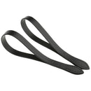 2x PU Leather Handles Handbag Shoulder Bag Accessories Short Strap Black