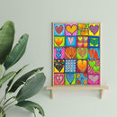 5D DIY Full Drill Diamond Painting Heart Cross Stitch Mosaic Craft Kits