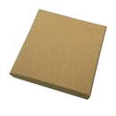 16 pieces of kraft cardboard jewelry box, 9 * 9 * 3cm