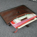 Men Leather Briefcase Business Laptop Bag Attache Messenger Portfolio Bags