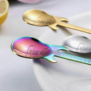 5 Pcs Guitar Coffee Teaspoons Spoon, Musical Demitasse Spoon Stainless Stee N3B6