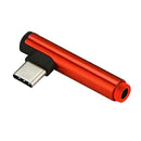 USB Type C to 3.5mm Jack Headphone Adapter Type-C to AUX Audio Splitter USB