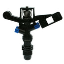 10x Irrigation Head Water Impact Sprinkler Full Circle Garden Lawn 1/2 Black