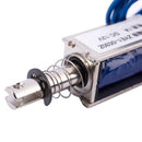 DC 12V 1A 10mm Stroke Push Pull Type Open Frame Solenoid Electromagnet