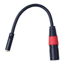 0.2Mx3.5mm Male XLR Female Stereo Plug Audio Adapter Cable for 1/8 Inch TRS