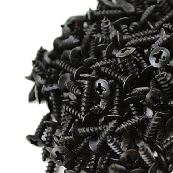 100pcs Black Guitar Pickguard Screws For Fender Strat/Tele Electric Guitar