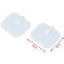 10pcs Silicone Gel Electrode Pads Tens Electrodes Digital Massager 2mm Plug FT