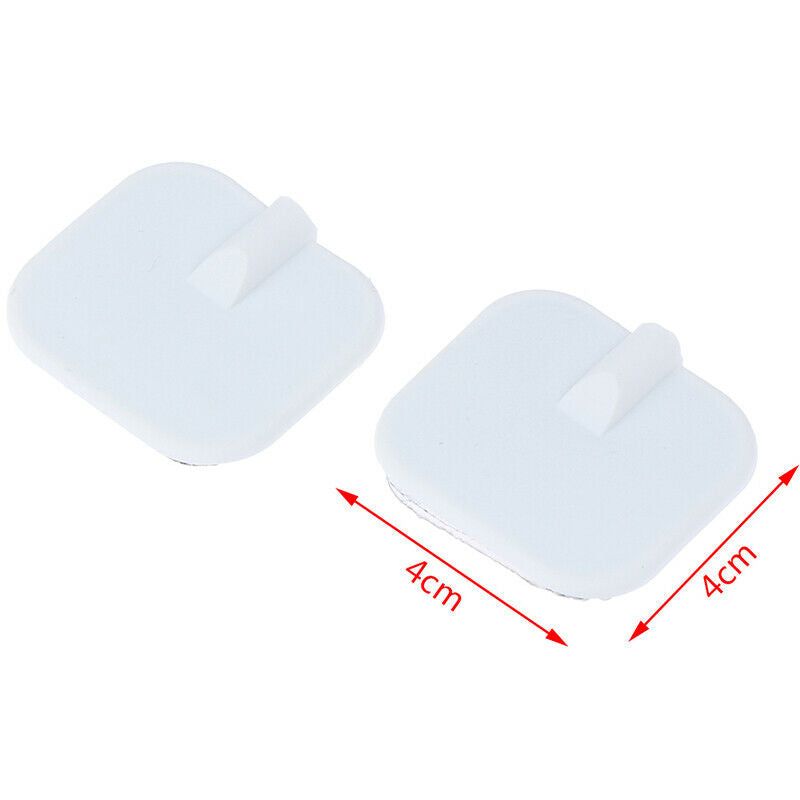 10pcs Silicone Gel Electrode Pads Tens Electrodes Digital Massager 2mm Plug FT
