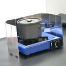 10 PCS Plates Outdoor Foldable Camping Cooking Cooker Gas Stove Wind Shield hft