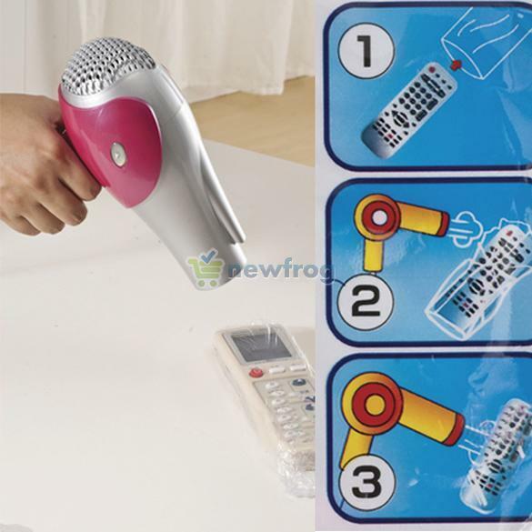 SN9F 5X Heat Shrink Film TV Air-Conditioner Video Remote Control Protector Cover