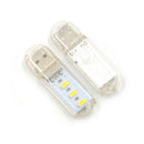 2pcs Mini USB LED lamp Book lights 3 LEDs 5730 SMD 1.5w Camping BulbOZ