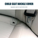 ABS+PC Car Rear Seat ISOFIXÃ‚Â Children Restraint Slot Trim Cover for Audi A6 13-18