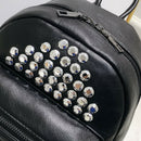 Retro Tassel Shoulder Small Backpack Korean Soft Leather Personality Ladies