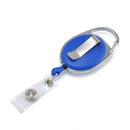 Metal Retractable Pull Chain Card Badge Holder Reel Recoil Belt Key Ring Clip