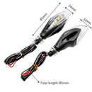 2Pcs Motorcycle Turn Signal Light Off-Road Motorcycle 5Led Double Light Two